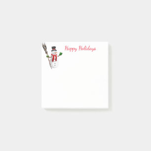 Bloco De Notas Posto Feriado-it-Notes-Snowman