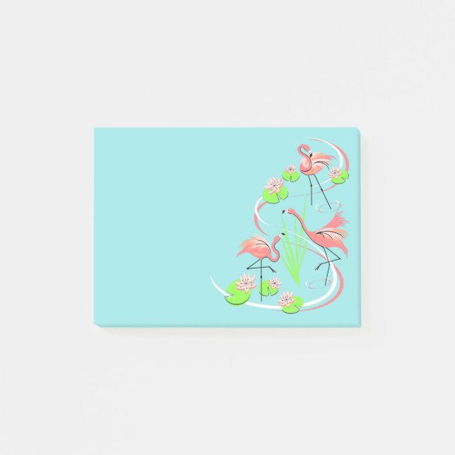 Bloco De Notas Posto Flamingo Fandango Trio - Nota horizontal (Frente)