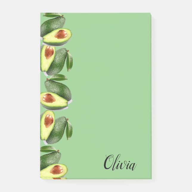 Bloco De Notas Posto-it Notas Avocados (Frente)