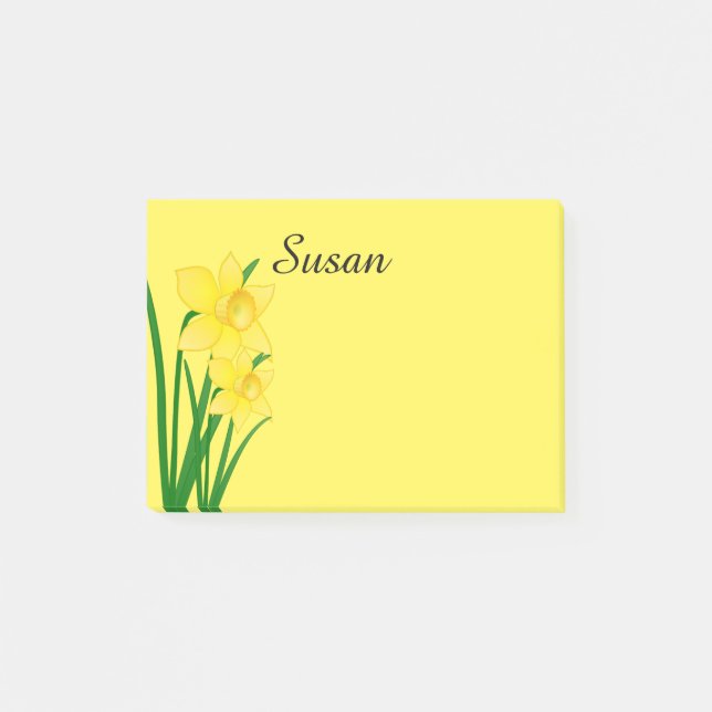 Bloco De Notas Posto-it-Notas-Daffodils (Frente)