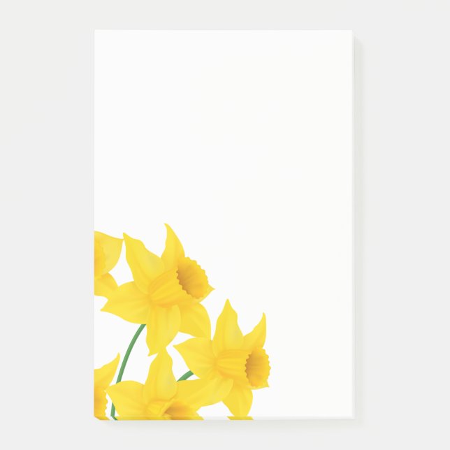 Bloco De Notas Posto-it-Notas-Daffodils (Frente)