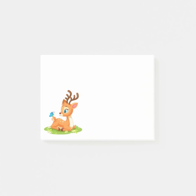 Bloco De Notas Posto-it-Notes-Baby Deer (Frente)