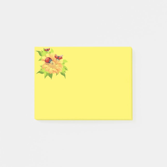 Bloco De Notas Posto-it-Notes-Ladybugs (Frente)