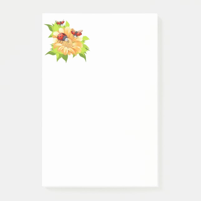 Bloco De Notas Posto-it-Notes-Ladybugs (Frente)