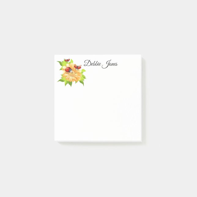 Bloco De Notas Posto-it-Notes-Ladybugs (Frente)