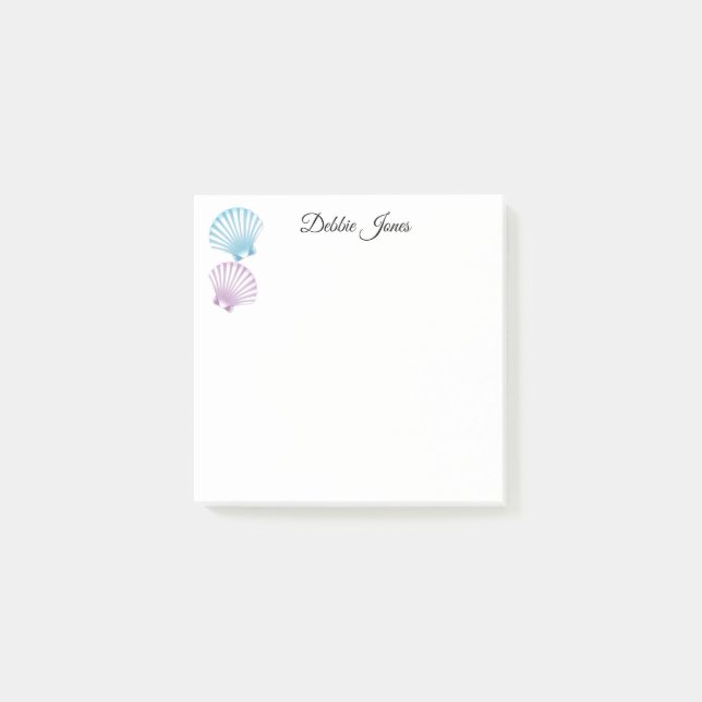 Bloco De Notas Posto-it-Notes-Shells (Frente)