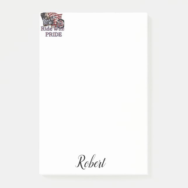 Bloco De Notas Posto - Notas Harley Davidson (Frente)