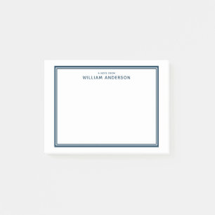 Bloco De Notas Posto Personalizado Name Professional para Men N