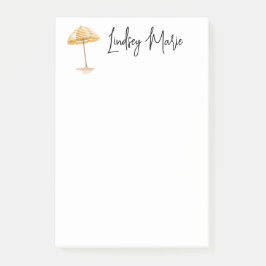 BLOCO DE NOTAS POSTO PERSONALIZADO WATERCOLOR UMBRELLA