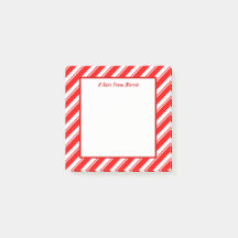 Posto Quadrado Personalizado Vermelho e Branco com