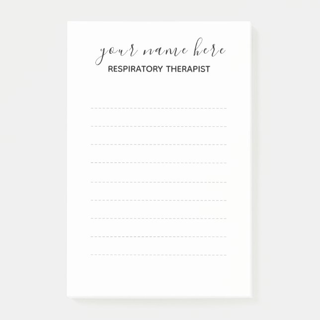 Bloco De Notas Posto Respiratório (Frente)