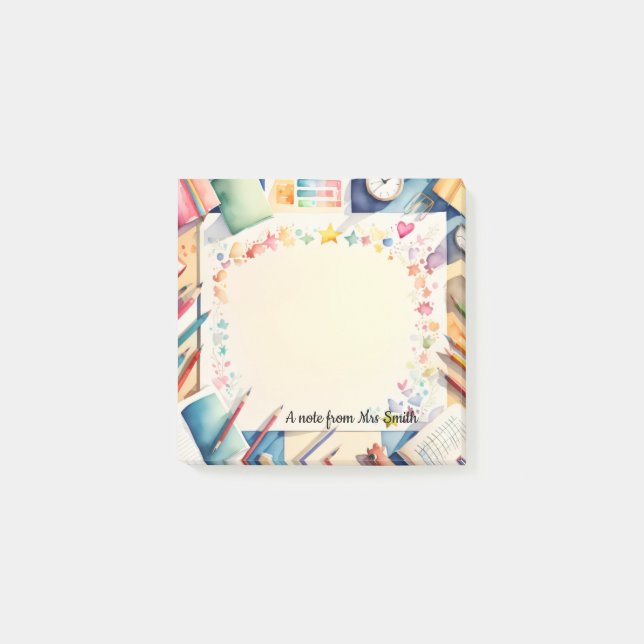 Bloco De Notas pour professeur (Frente)