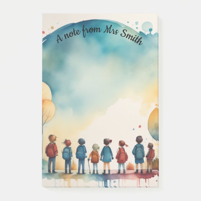 Bloco De Notas pour professeur (Frente)