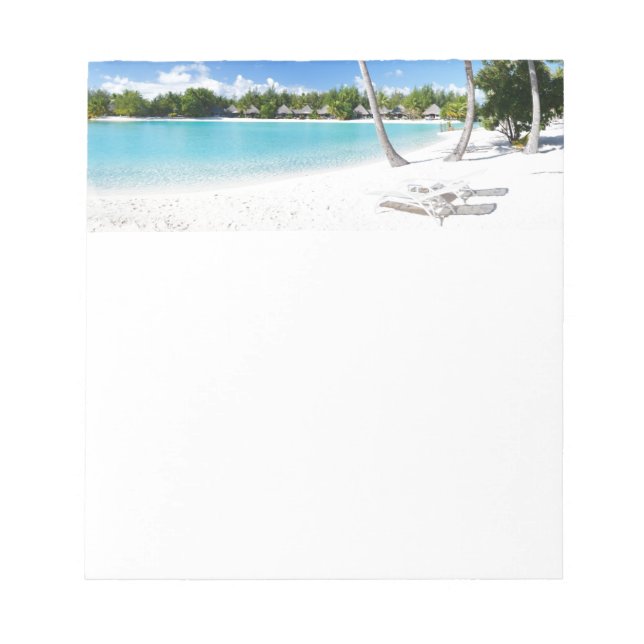 Bloco De Notas praia tropical (Frente)