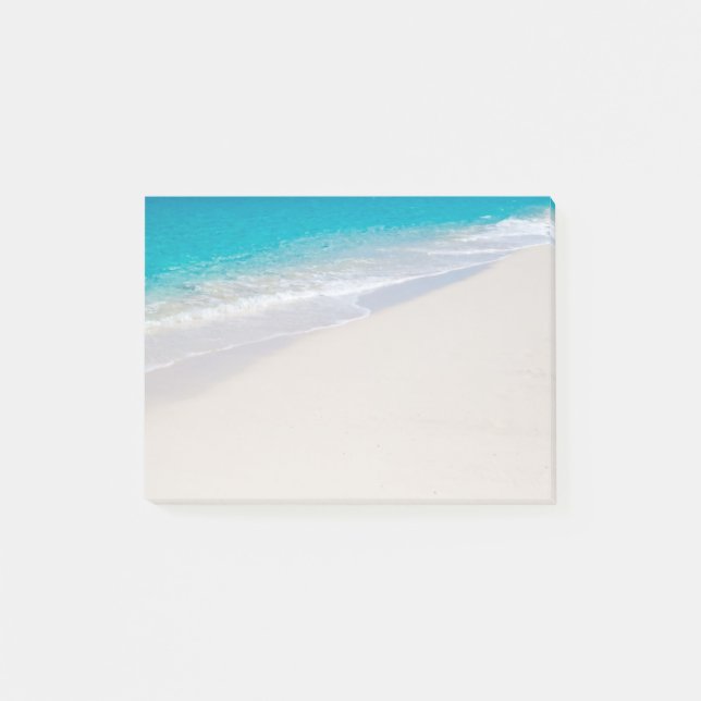 Bloco De Notas Praia tropical brilhante (Frente)