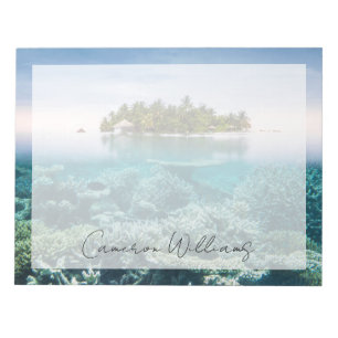 Bloco De Notas Praias Tropicais   Ari Atoll Maldivas