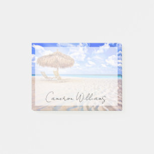 Bloco De Notas Praias Tropicais Aruba Sandy Beach