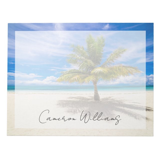 Bloco De Notas Praias Tropicais | Bora Bora, Polinésia Francesa (Frente)