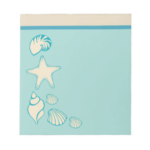 Bloco De Notas Prateleiras Starfish Seashell Notepad Gift