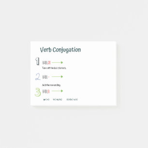 Bloco De Notas Prática de Conjugação Verbo Espanhola (Presente Te