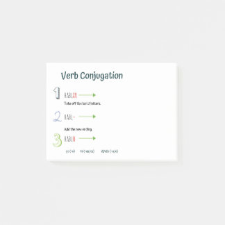 Bloco De Notas Prática de Conjugação Verbo Espanhola (Presente Te