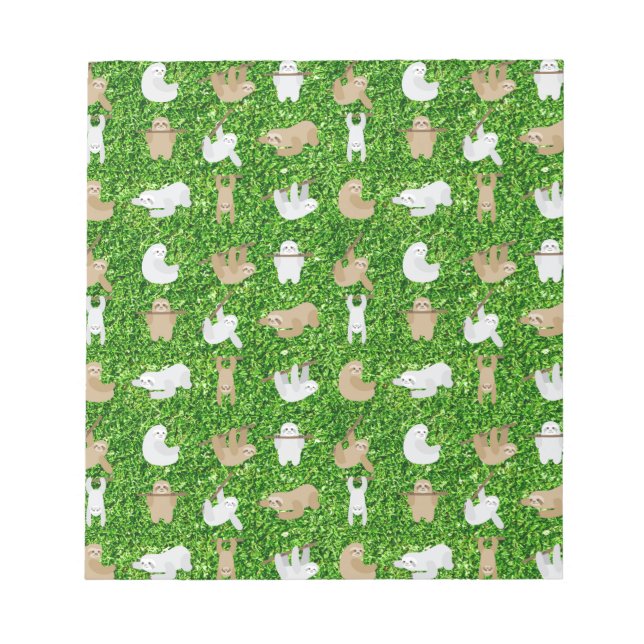 Bloco De Notas preguiças engraçadas (Frente)