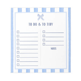 Bloco De Notas Preppy Para Fazer & Organizar