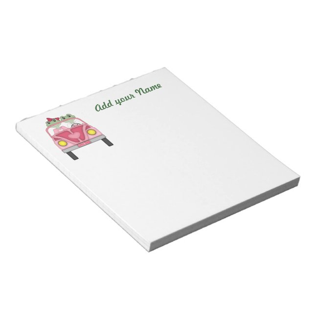 Bloco De Notas Prescrições de design de sapo para Notepads de Col (Inclinado)