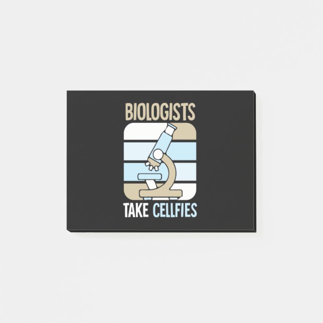 Bloco De Notas Presente cientista | Biólogos tiram celas (Frente)
