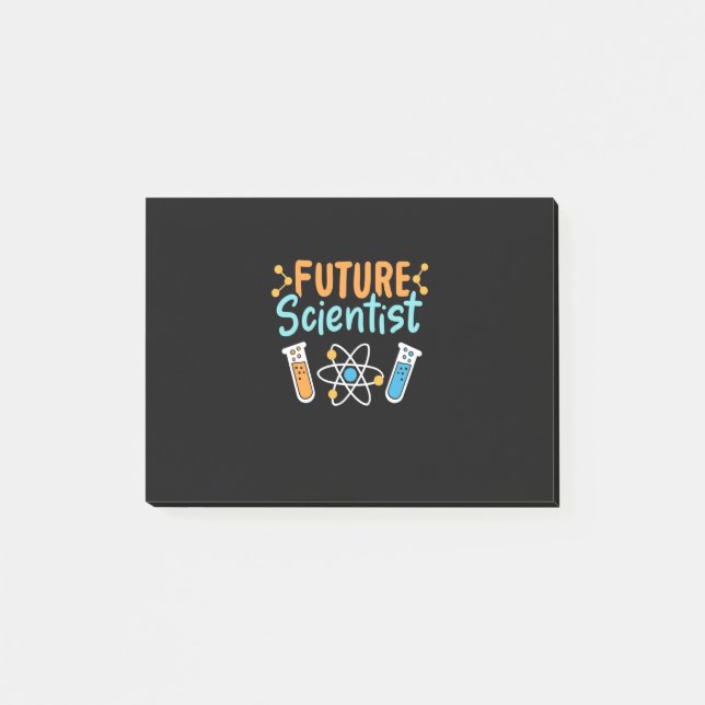 Bloco De Notas Presente cientista | Futuro cientista (Frente)