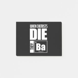 Bloco De Notas Presente cientista   Química adorável