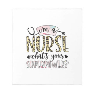Bloco De Notas Presente de Enfermeira | Orgulhosa Super Enfermeir