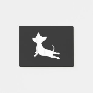 Bloco De Notas presente de yoga chiweenie, chihuahua dachshund