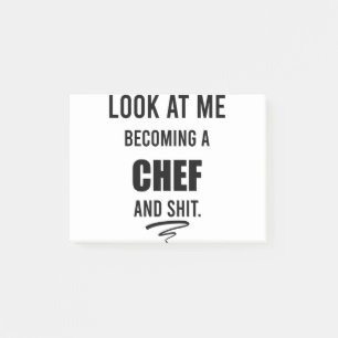 Bloco De Notas Presente Divertido de Culinária para Chef Camisa D