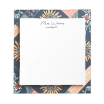 Presente Geométrico Floral do Professor Personaliz