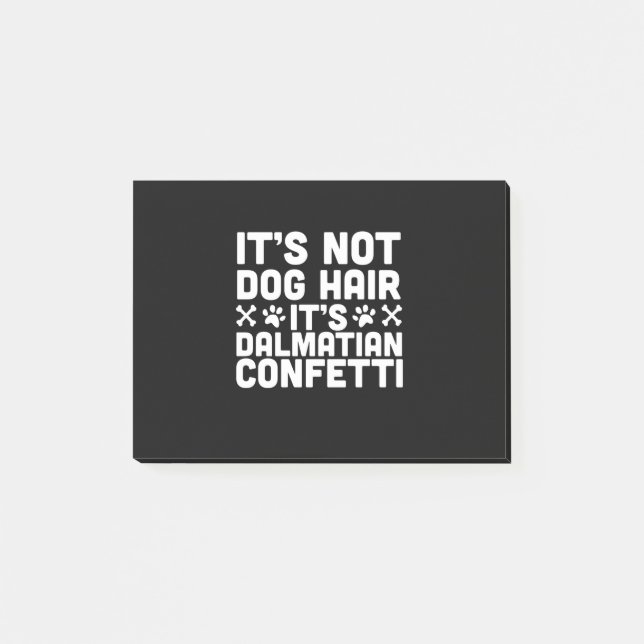 Bloco De Notas Presente no cão | O Cabelo Do Cão Não É O Dalmacia (Frente)