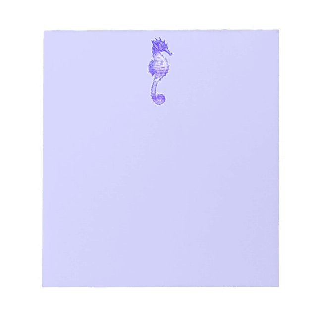 Bloco De Notas Presente para o meio marinho de cavalos do mar em  (Frente)