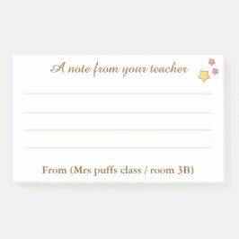 Bloco De Notas Presente personalizado de agradecimento ao profess