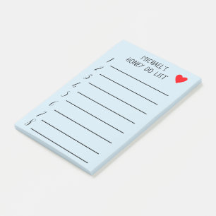 Bloco De Notas Presente Personalizado de Lista de Tarefas para o 