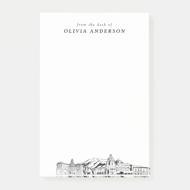 Bloco De Notas Presente Profissional Moderno Pasadena Personaliza (Frente)