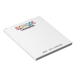 Bloco De Notas Presentes de Apreciação do Conselheiro Escolar Per