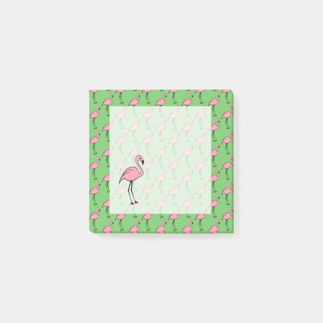 Bloco De Notas Presentes de Notas Adhesivas Flamingo Rosa (Frente)
