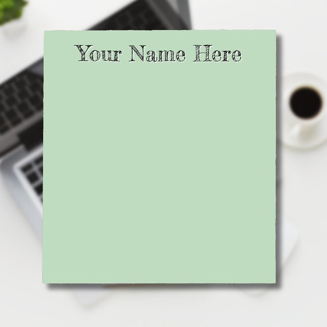 Bloco De Notas Presentes Personalizados Amarelo Verde Únicos Para (Criador carregado)