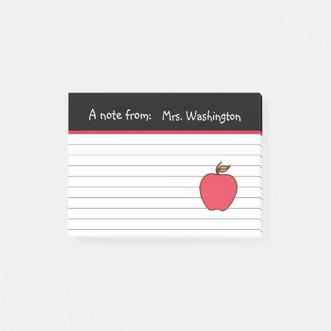 Bloco De Notas Presentes Personalizados de Notas Adhesivas de Maç (Frente)