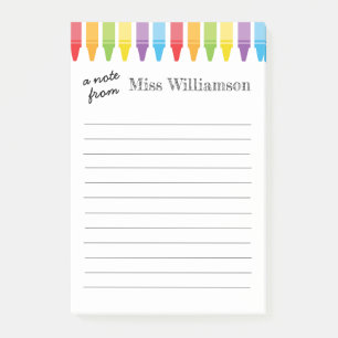 Bloco De Notas Presentes personalizados de reconhecimento de prof