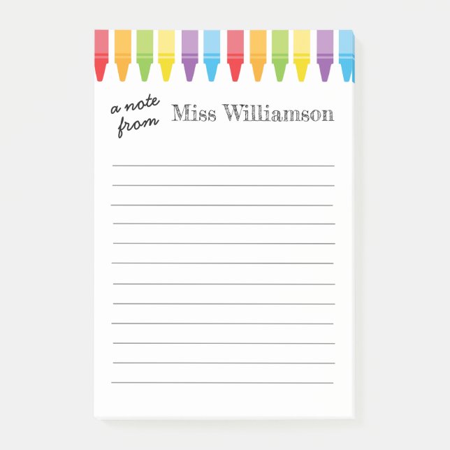 Bloco De Notas Presentes personalizados de reconhecimento de prof (Frente)