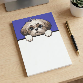 Bloco De Notas Presentes Shih Tzu Fofos para Amantes de Cachorros