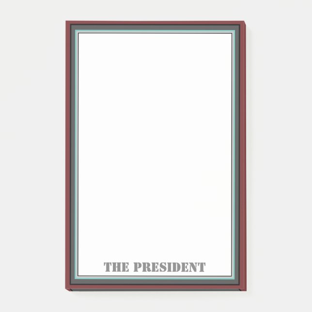 Bloco De Notas Presidente da empresa (Frente)