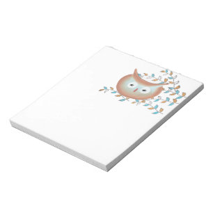 Bloco De Notas Presilha de anotações do retro Color Owl