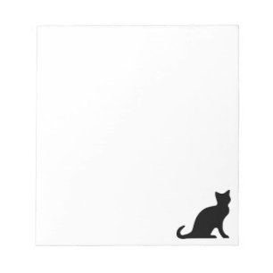 Bloco De Notas Presilhas de notas de escrevendo de gatos pretos